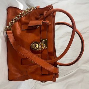 Michael Kors Mini Hamilton Orange 12 x 9.5 x 5
